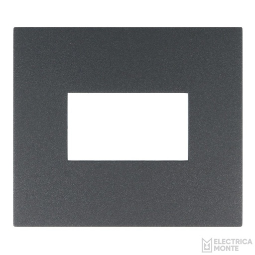 [45099/8] Tapas Platinum 5X5 cm. de 1 módulo Antracita Jeluz