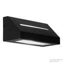 Aplique Difusor Unidireccional Angular Negro Monaco