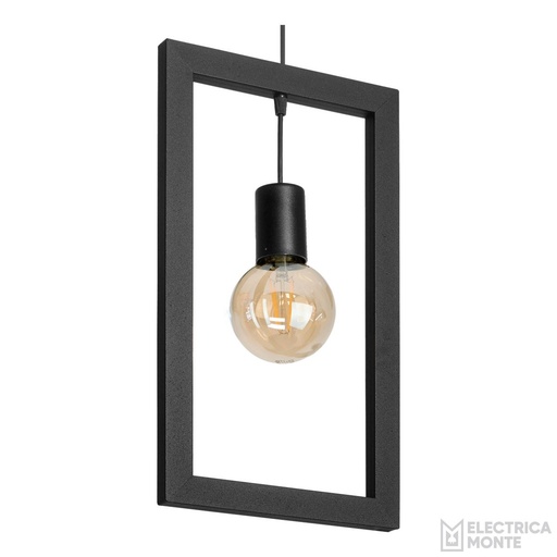 [C-111/46] Colgante Cartagena 26.5x46.5 Negro