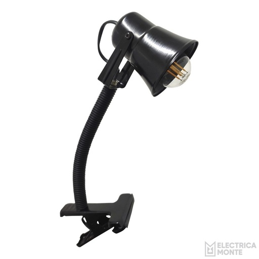 [PI-121N] Velador pinza negro