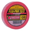 Cinta Aisladora PVC 10mt x 0.18mm Roja TACSA