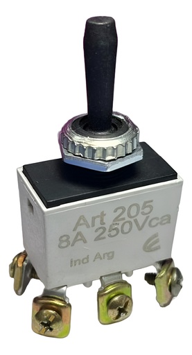 [055205] Interruptor Bipolar Borne Tornillo 8a 250v Elibet
