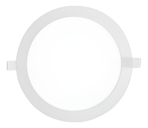 [195322] Panel Plafon Embutir Redondo 12W Luz Cálida 900LM Ø165x20mm Yarlux
