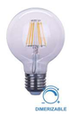 Lampara Deco Globo 95mm 8W E27 clara 2700K Dimerizable Yarlux