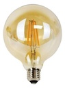 Lampara Deco Globo 120mm 8W E27 Dorada 2200K Dimerizable Yarlux