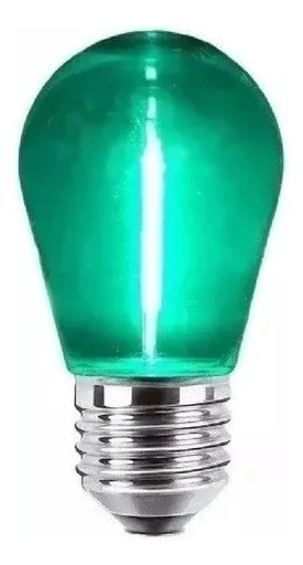 [163123] Lampara Deco Mini Edison 1W E27 Verde Yarlux
