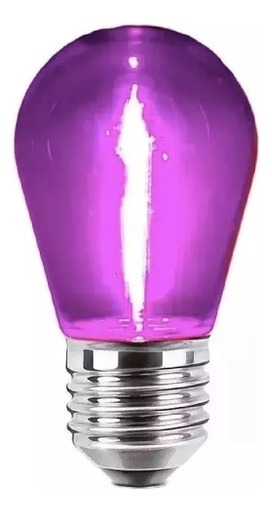 [163126] Lampara Deco Mini Edison 1W E27 Magenta Yarlux