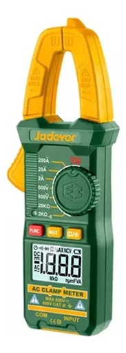 [JDDM6501] Multitester Pinza Amperimétrica 600v 2000 Conteos Jadever