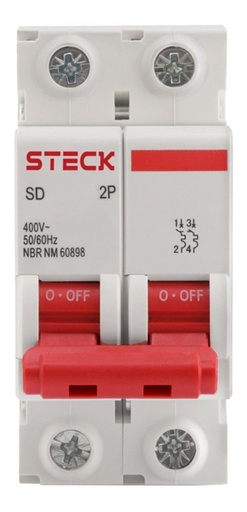 [SDD62C16] Termica 2x16A Steck