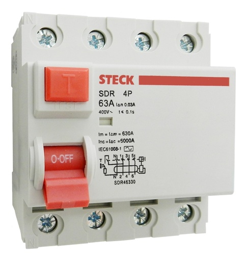 [SDR46330] Disyuntor 4x63A Steck
