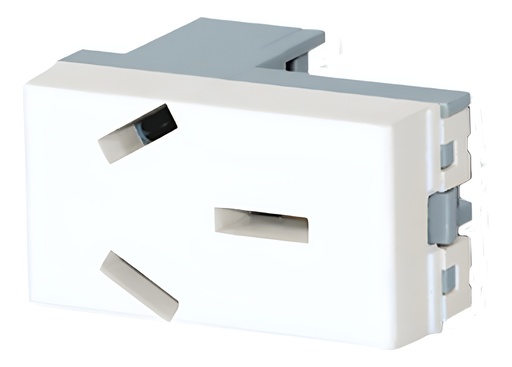 [20059] Tomacorriente Bipolar + Tierra 250Vca- 20A Verona Jeluz