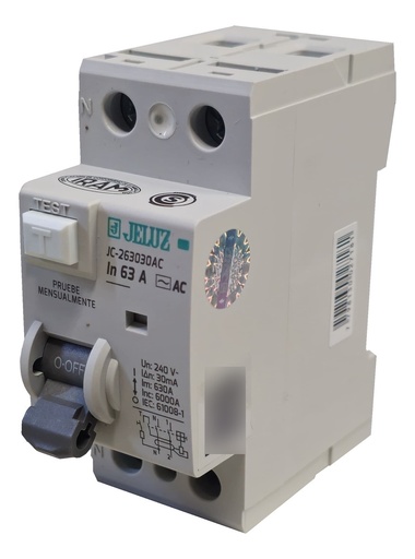 Disyuntor 2x63A Jeluz